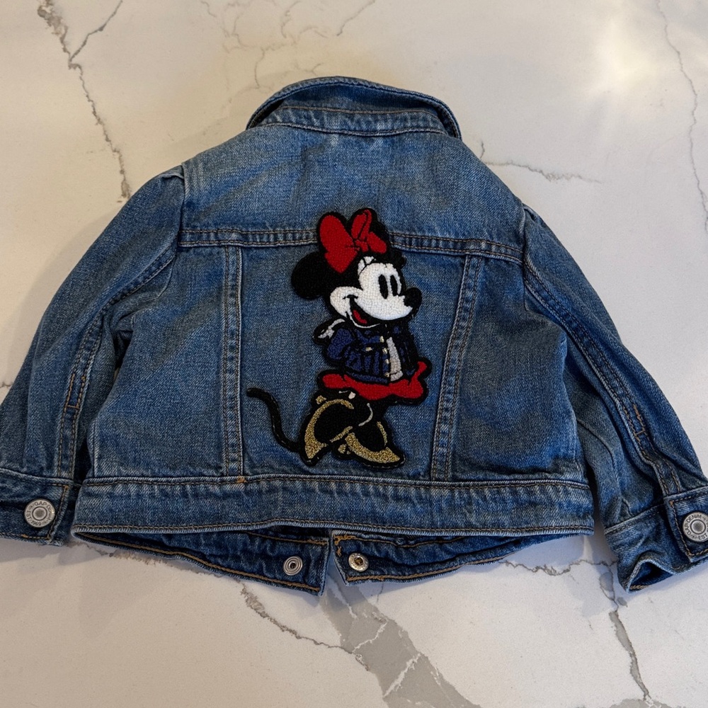Baby GAP Minnie Mouse Jean Jacket - 12 - 18 Months